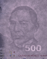 500 メキシコ紙幣